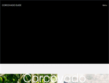 Tablet Screenshot of corcovadoguide.com